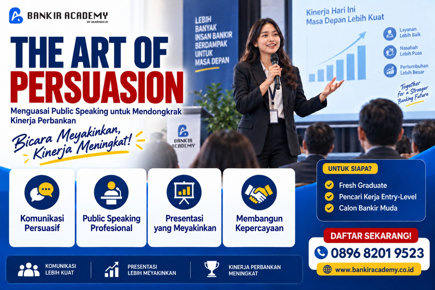 Banner The Art of Persuasion: Menguasai Public Speaking untuk Mendongkrak Kinerja Perbankan